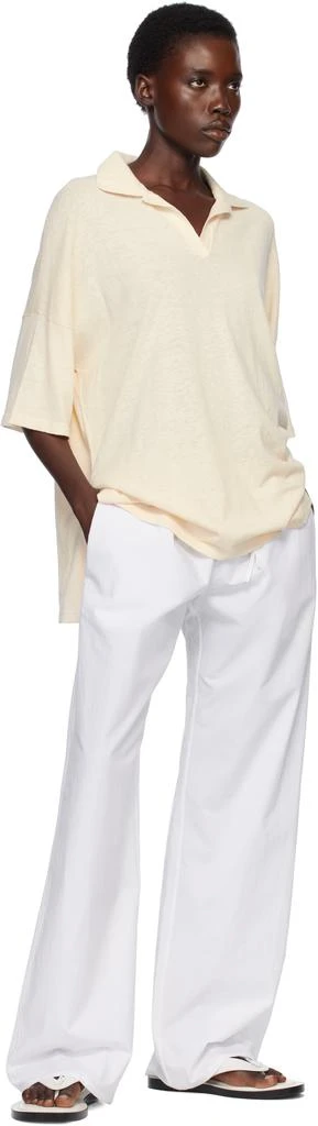 LAUREN MANOOGIAN Beige Oversize Polo 4