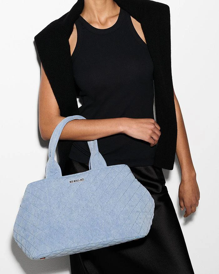 MZ Wallace Denim Medium East West Tote 2