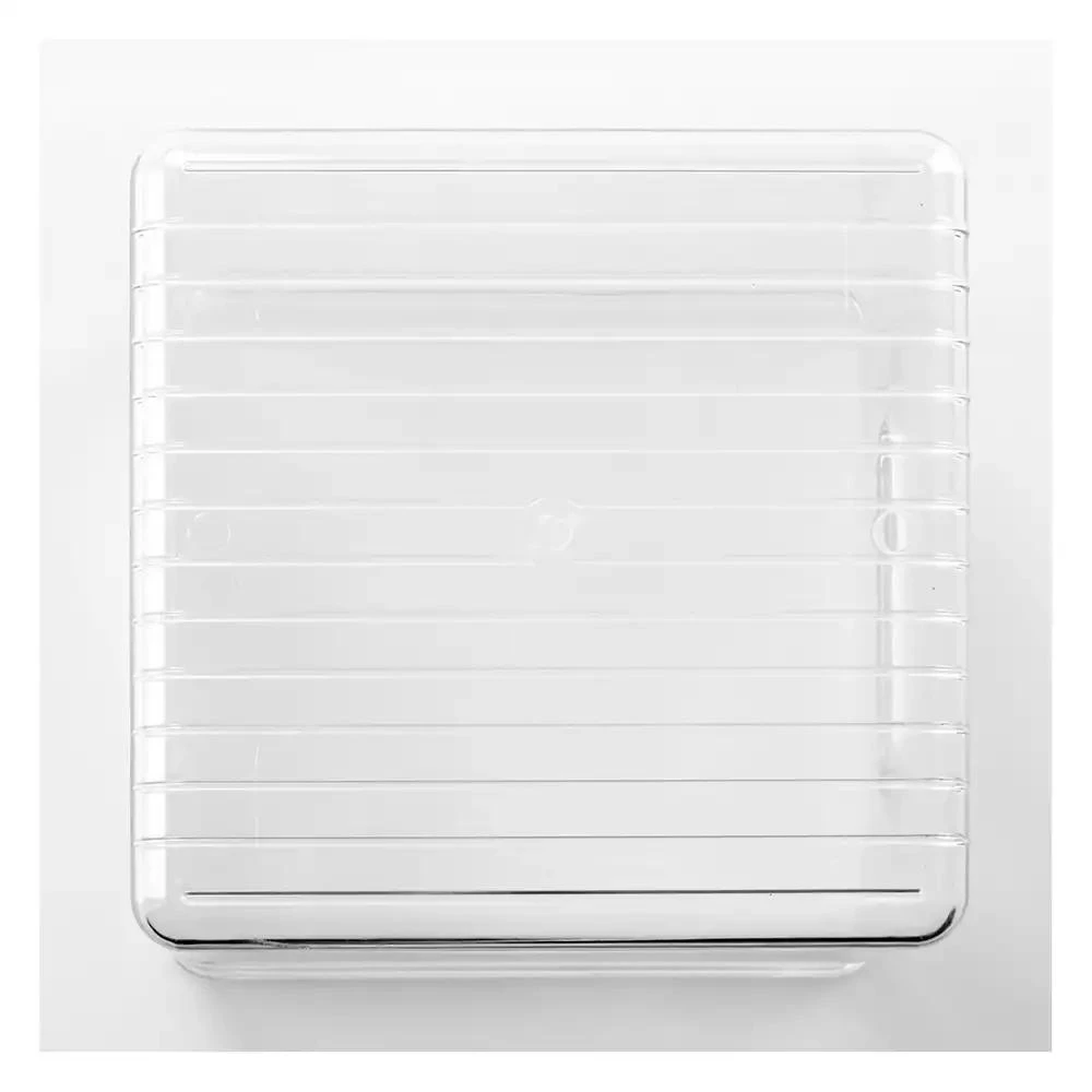 iDesign Set of 4 Cube Storage Bin with Handles 4