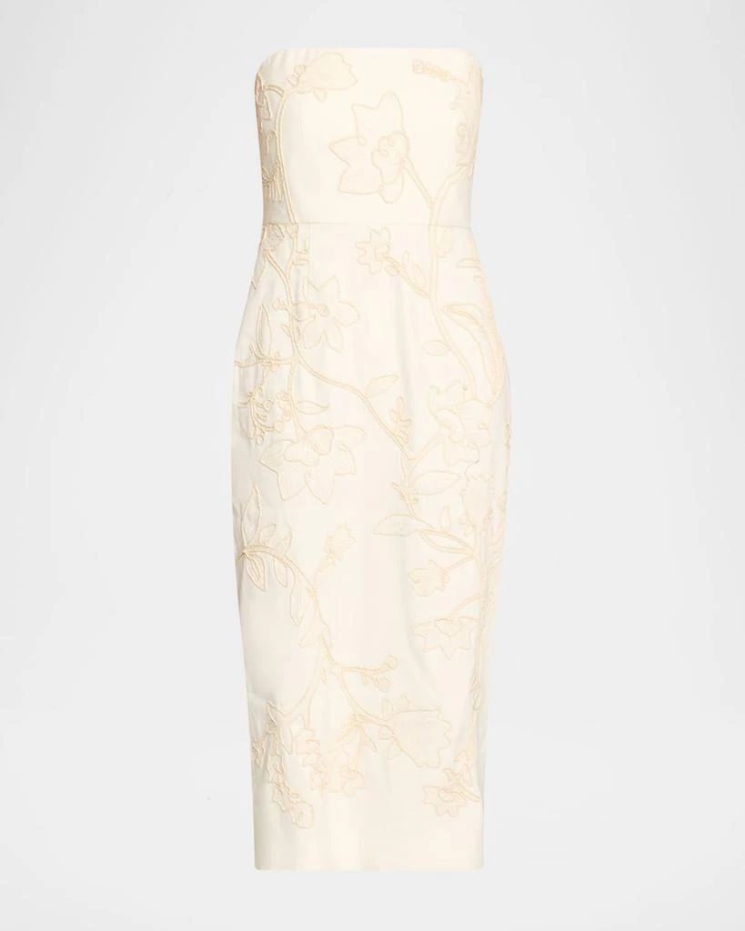 Veronica Beard Netia Strapless Embroidered Dress, White, Women's, 8, Cocktail & Party Wedding Guest Dresses Strapless Dresses Veronica Beard Netia Strapless Embroidered Dress, White, Women's, 8, Cocktail & Party Wedding Guest Dresses Strapless Dresses