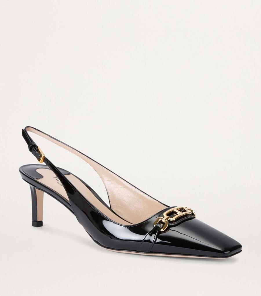 Tom Ford Patent Leather Whitney Slingback Pumps 55 3