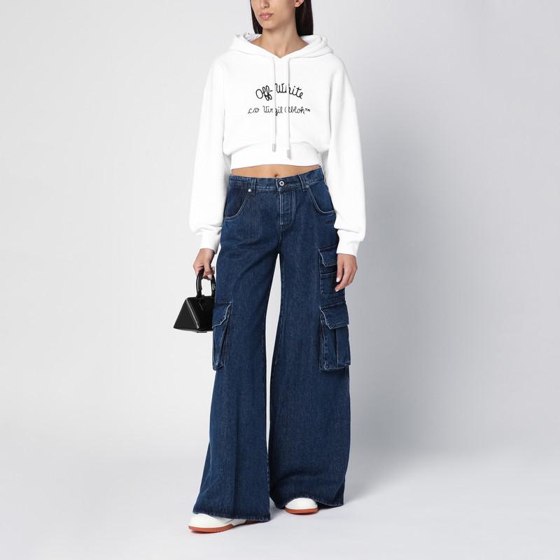 ボトムスその他 Off-White Blue wide cargo denim jeans Off-White Blue wide cargo denim jeans - Jeans - BeyondStyle