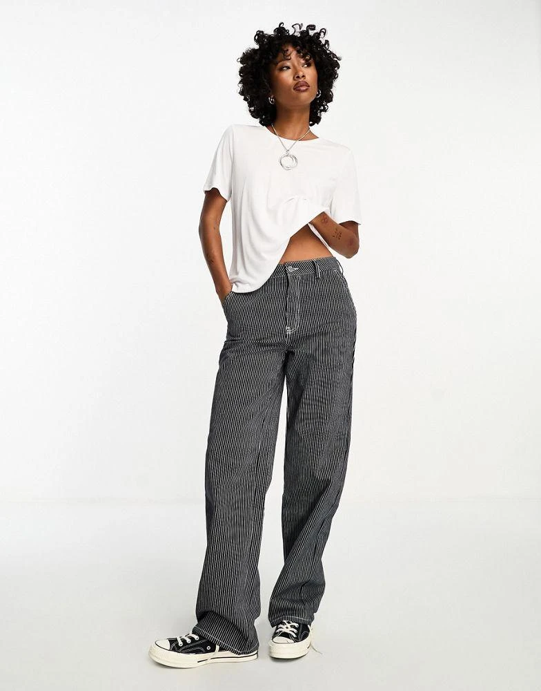 Object Object premium slinky touch t-shirt in white 4