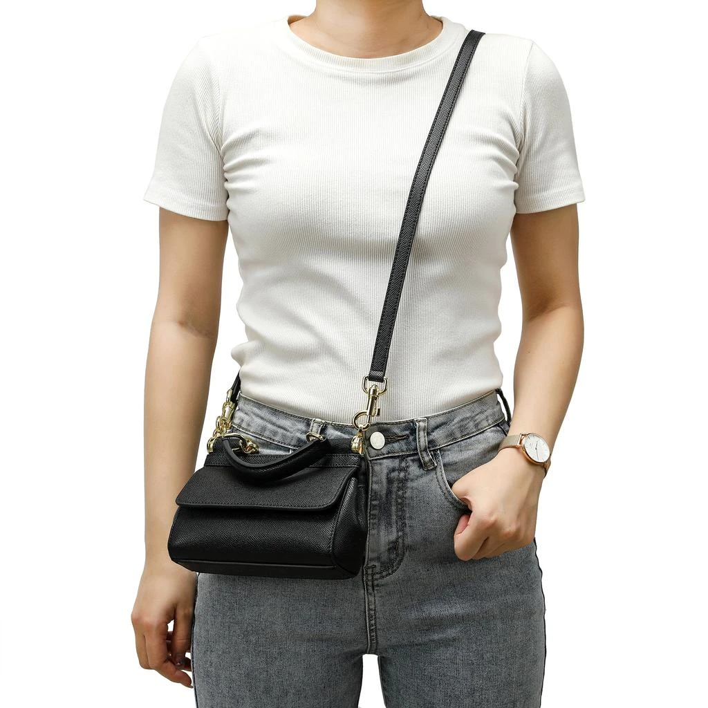 Tiffany & Fred Paris Tiffany & Fred Saffiano Leather Top-Handle Crossbody Bag 3