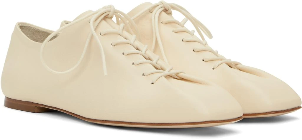 AEYDE Off-White Isla Nappa Leather Derbys 4
