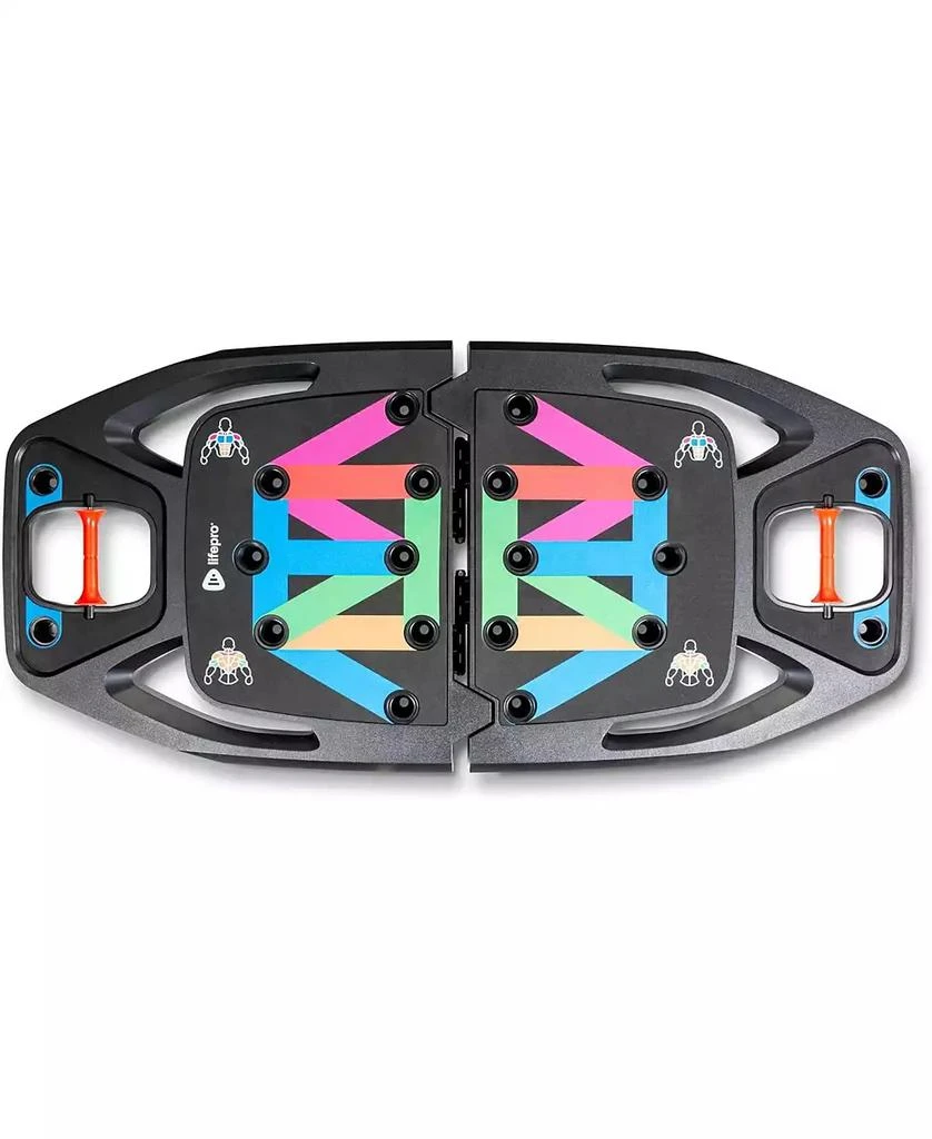 LifePro Portable Home Gym Kit – Push Up Board with Resistance Bands for Full Body Workouts 1