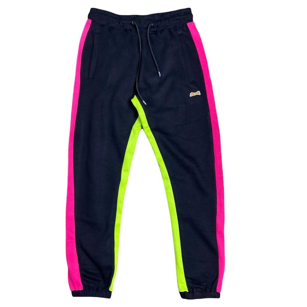 Le Tigre Men's Retro Logo Jogger In Black