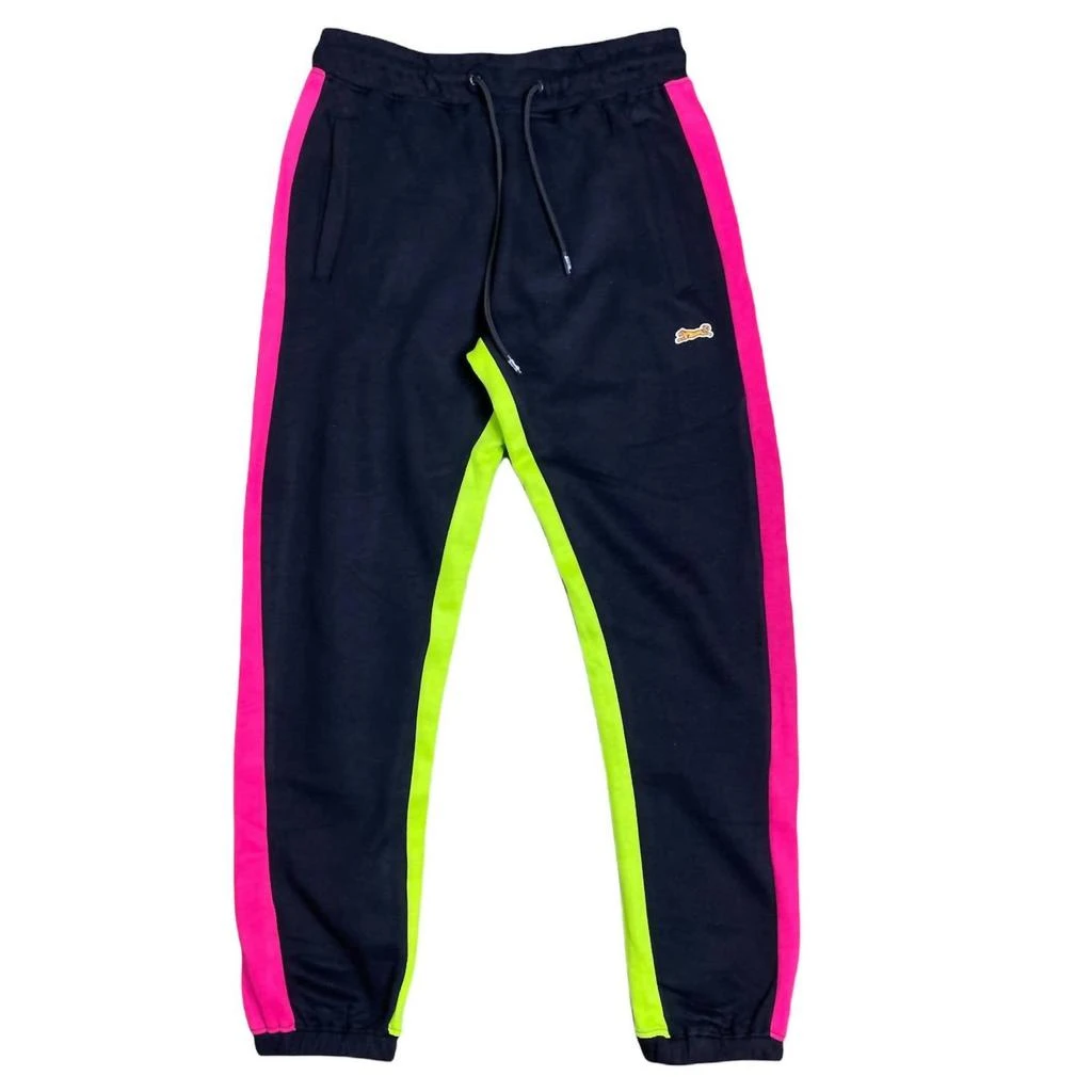 Le Tigre Men's Retro Logo Jogger In Black 1