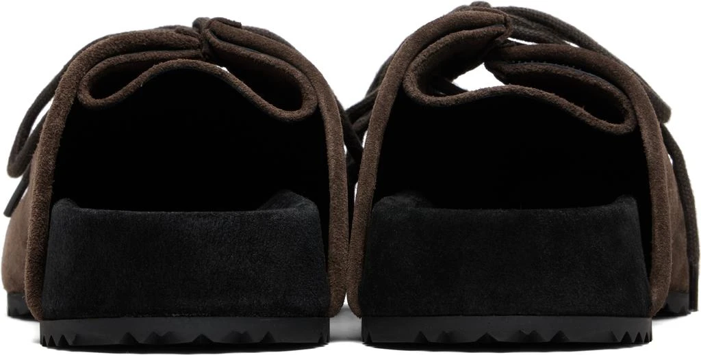 Dries Van Noten Brown Suede Clogs 2