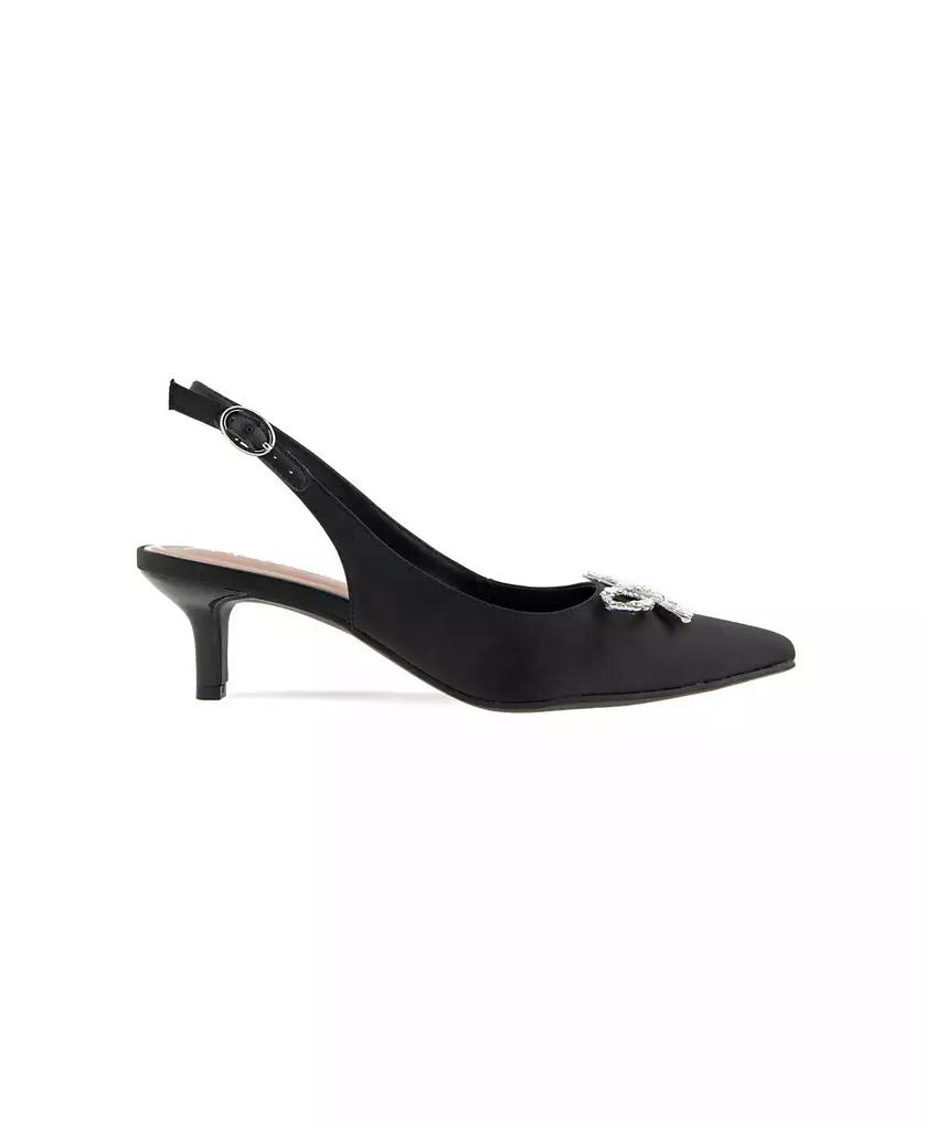 BCBG Women's Donna Slingback Bow Dress Pumps