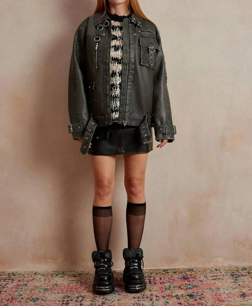 The Ragged Priest The Ragged Priest - Ace Faux Leather Jacket 5