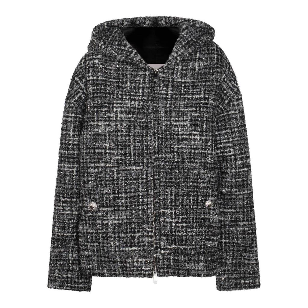 ジャケット Valentino Single-breasted navy wool crop jacket Valentino | Jackets & Coats | Valentino Womens