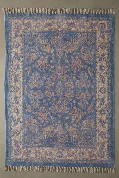 Urban Outfitters Pavo Digital Printed Chenille Rug 1