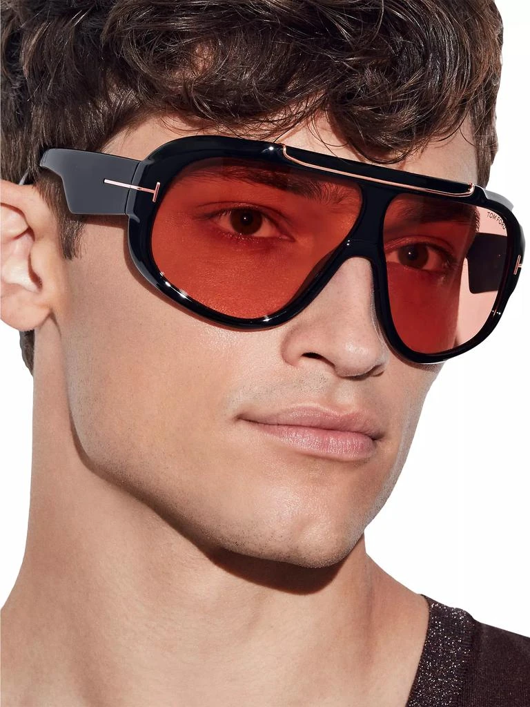 Tom Ford Lorna Shield Sunglasses - Accessories - Free  display picture 1