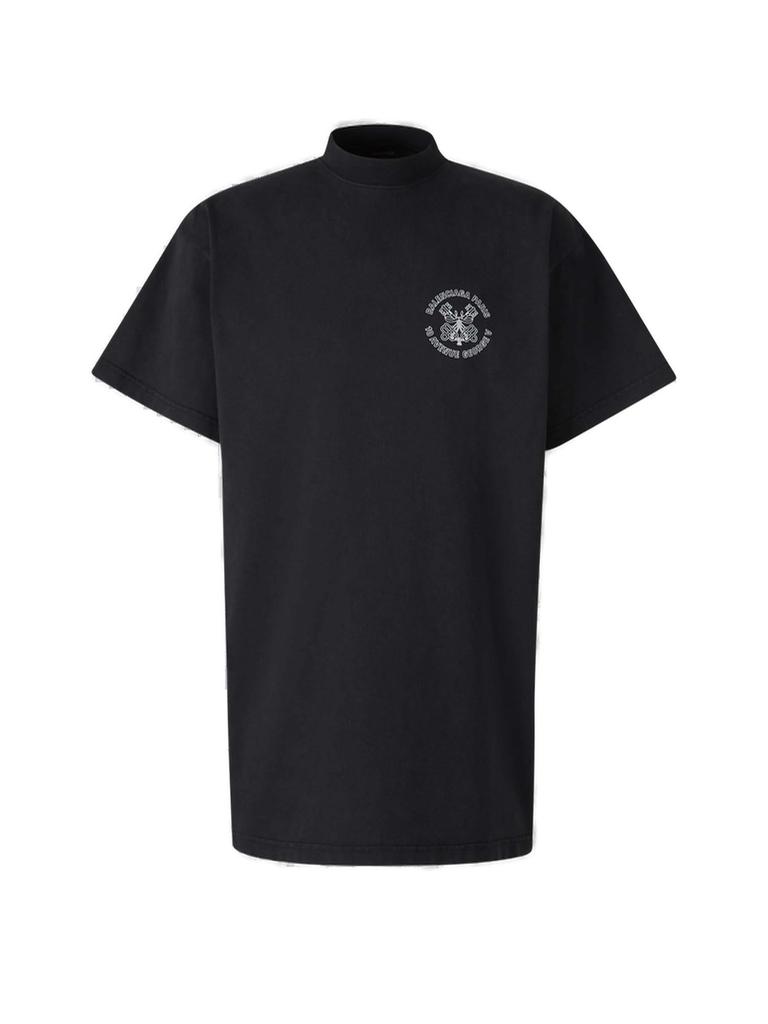 Balenciaga New Year Series 25 - Inside-Out T-Shirt BLACK Balenciaga New Year Series 25 - Inside-Out T-Shirt BLACK