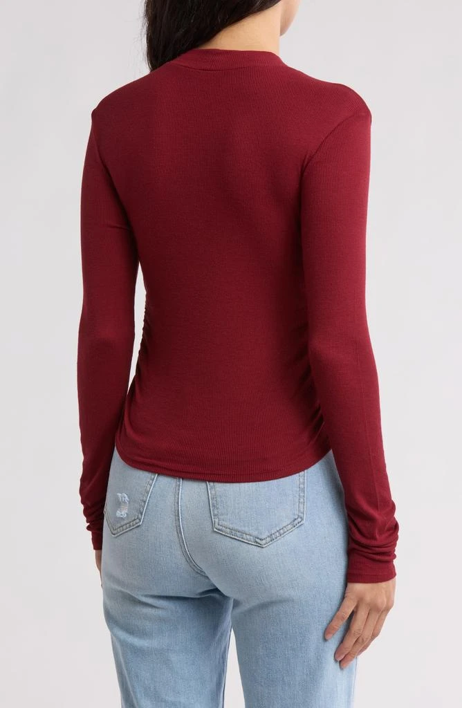 Abound Ruched Long Sleeve Top 2