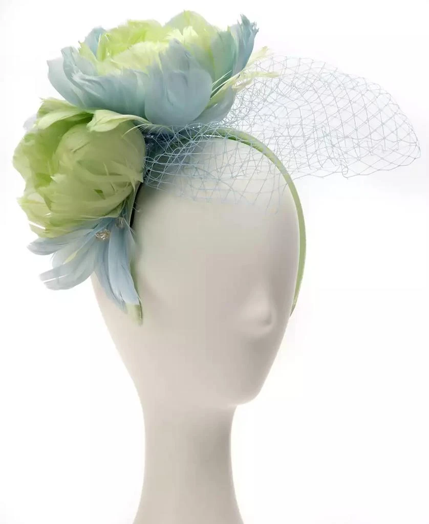 August Hat Company Feather & Flower Fascinator 1