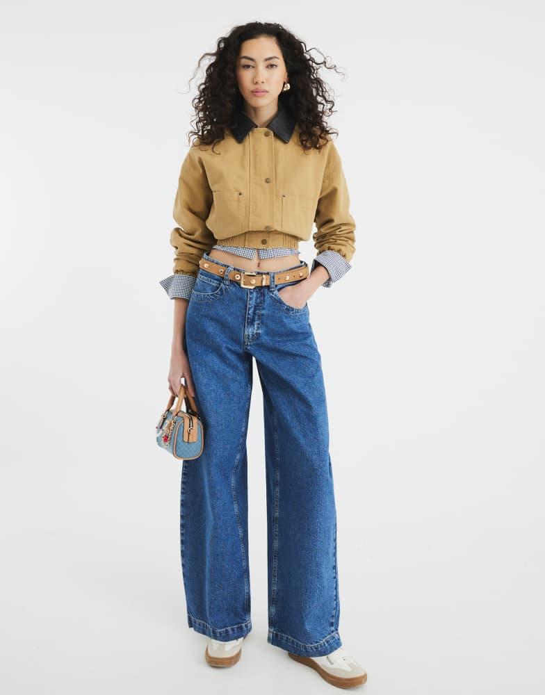 River Island River island front pocket detail jean in blue