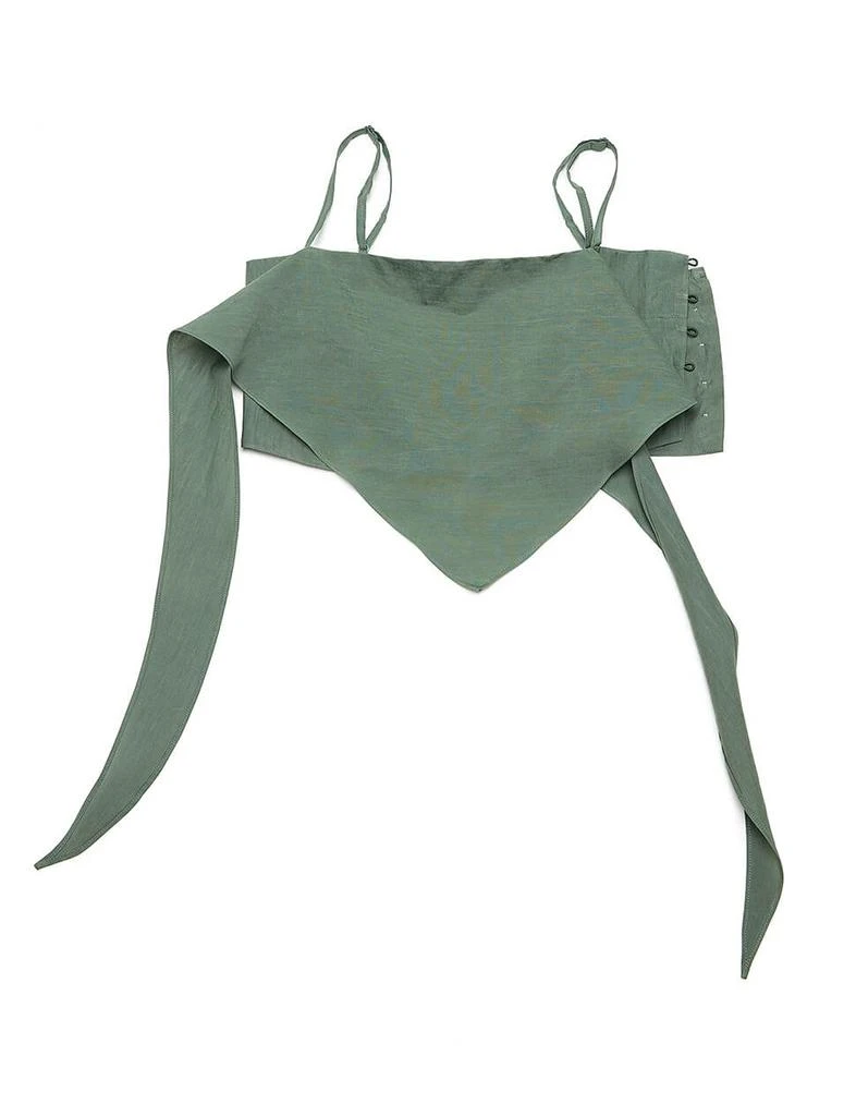 Pixie Market Olive Scarf Top -PREORDER 7