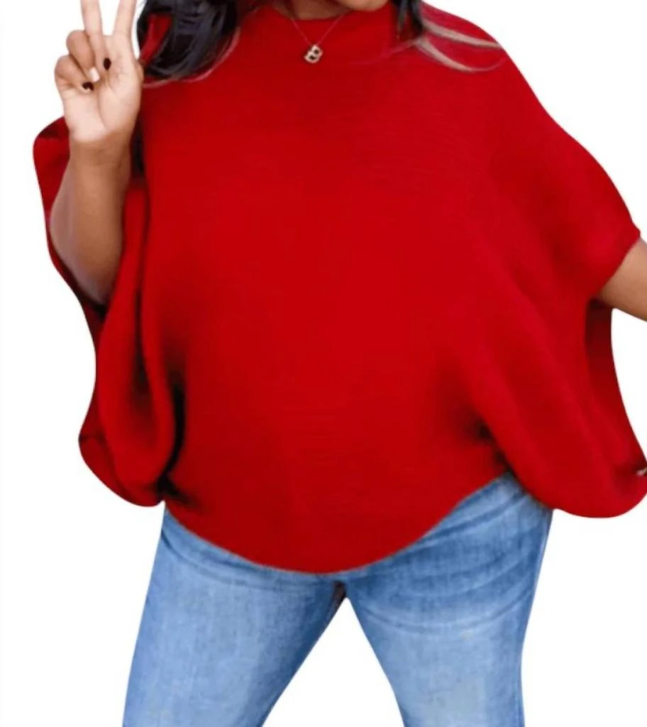 Blakeley Blakeley - Aura Pullover Poncho Sweater 1
