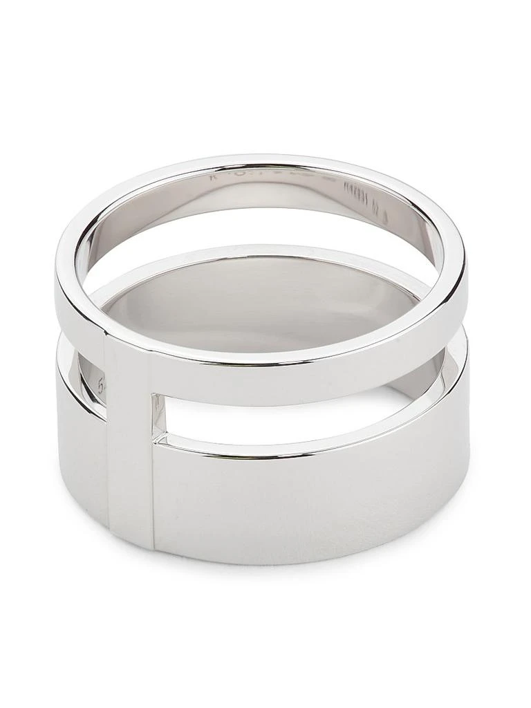 Repossi Berbere 18K White Gold Two-Row Ring 4