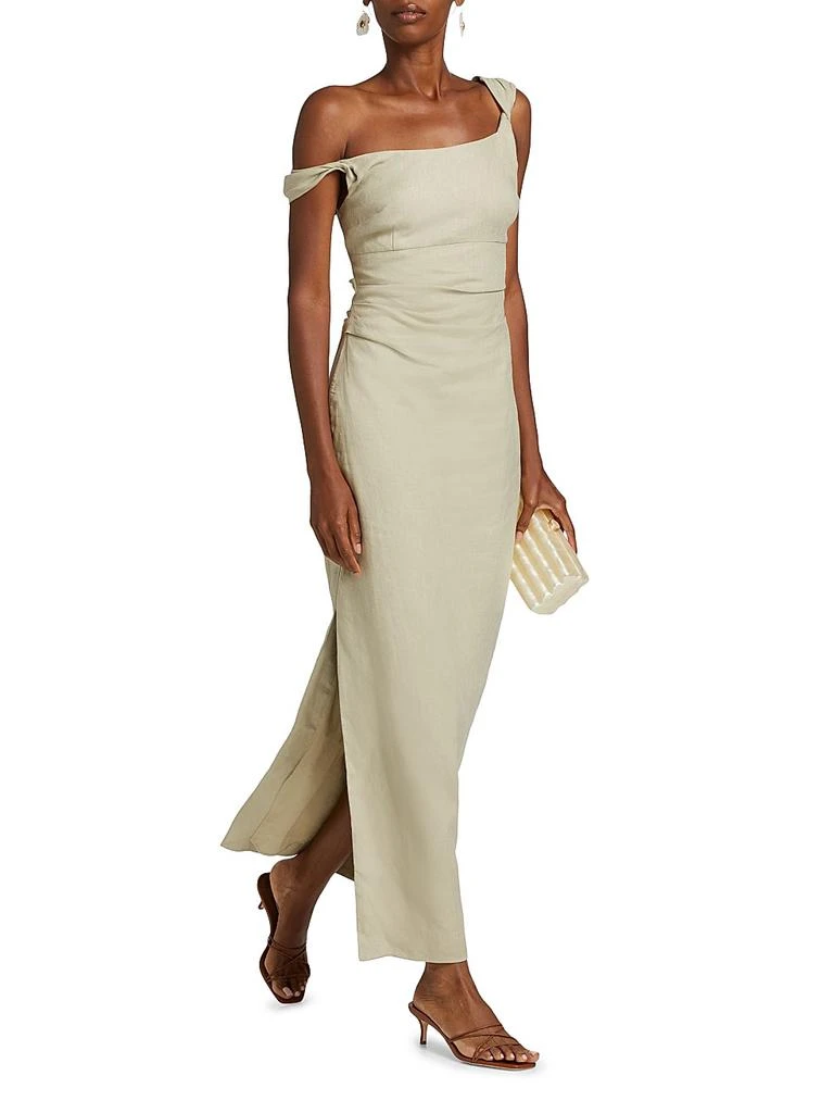 Tamara Twist Linen Maxi Dress  On Sale Now with Up to 63% Off | Discover  Exclusive Deals & Savings at BeyondStyle  Authentic SIR.  contemporary|bodycon|women's apparel|linen |cotton|Women's|solid|one-shoulder|dresses|women's|sleeveless|floor-length  ...