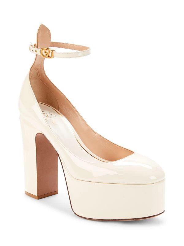 Valentino 115MM Ankle Loop Patent Leather Pumps 2