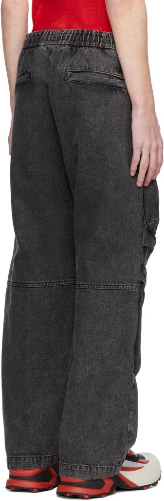 Diesel Black D-Baertson-S Denim Cargo Pants 3