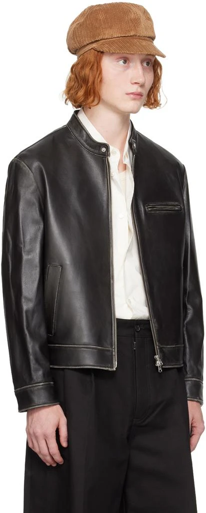 Dunst Brown Racing Leather Jacket 2