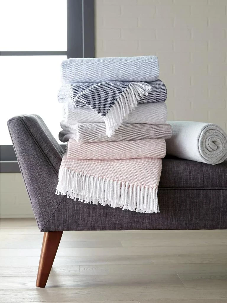 Sferra Terzo Fringed Cotton Throw 2