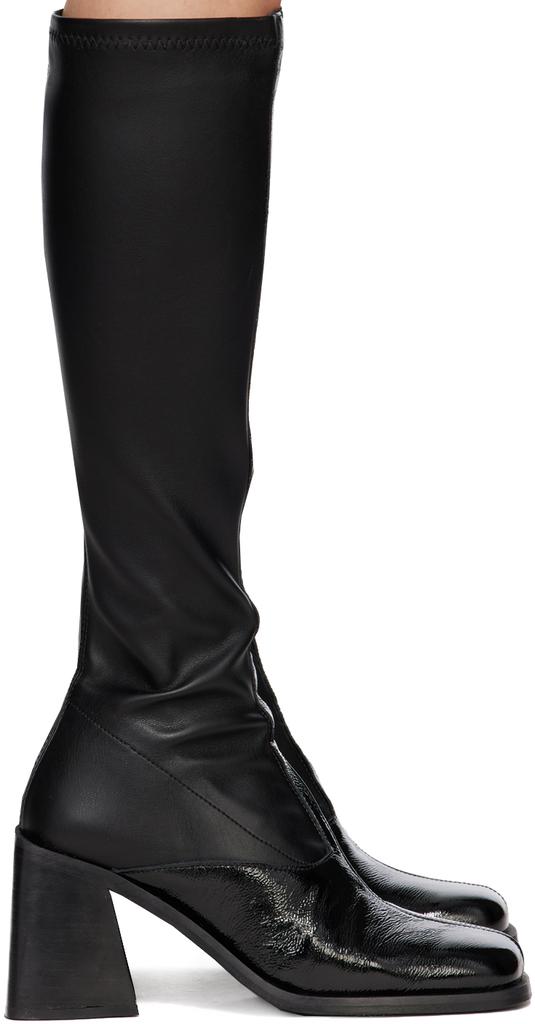 大人可愛い♪【Justine Clenquet】Chloe ブーツ Justine Clenquet Black Chloë Strap Boots - Shoes - BeyondStyle