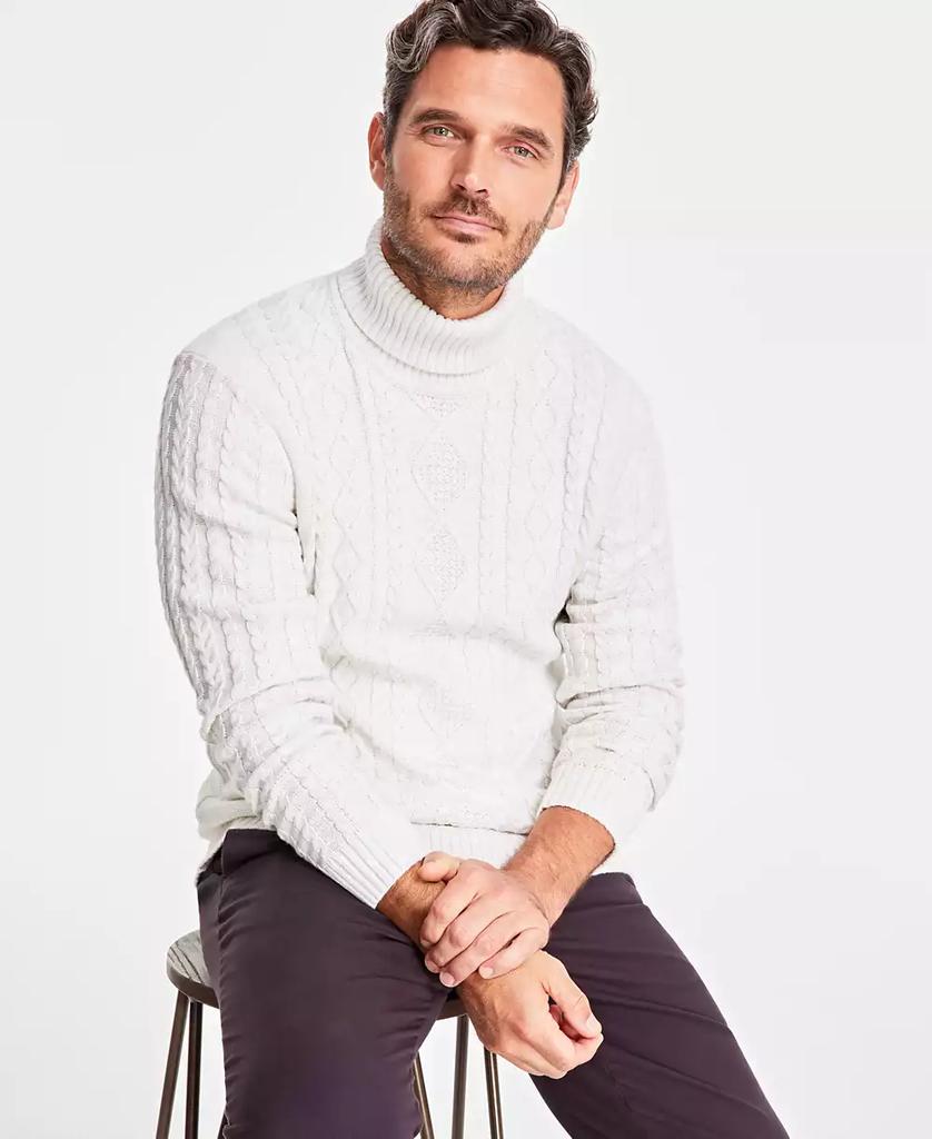 Club Room Men's Chunky Turtleneck Sweater, Created for Macy's