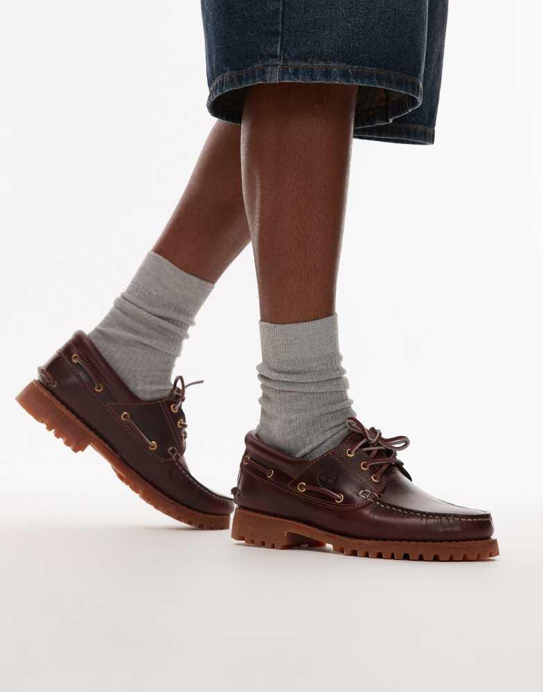 Timberland Timberland authentics 3 eye classic boat shoes in