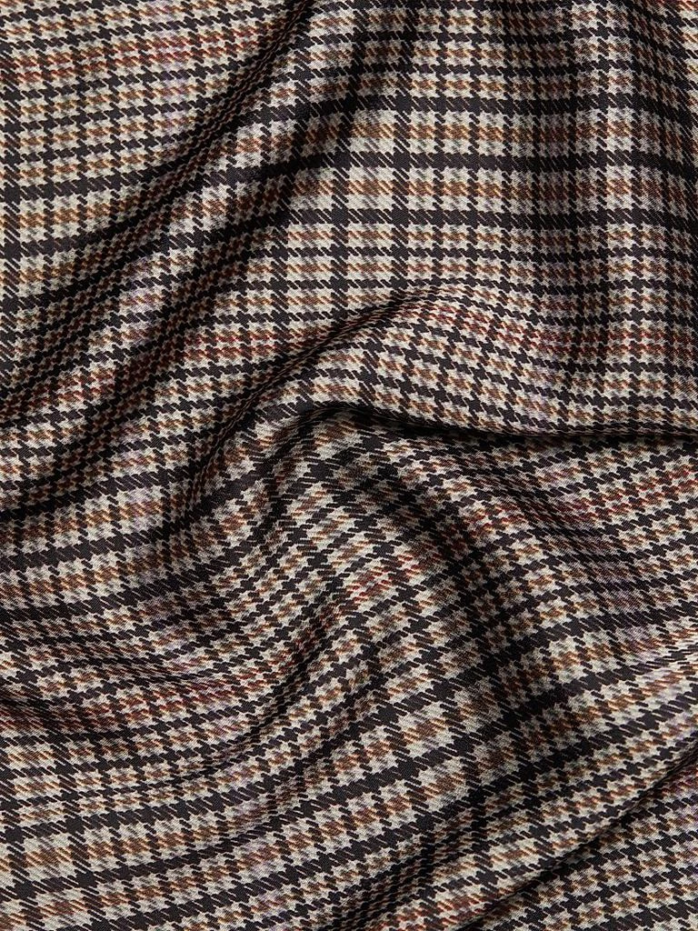 Vince Plaid Fit 
Flare Cowlneck Maxi Dress 7