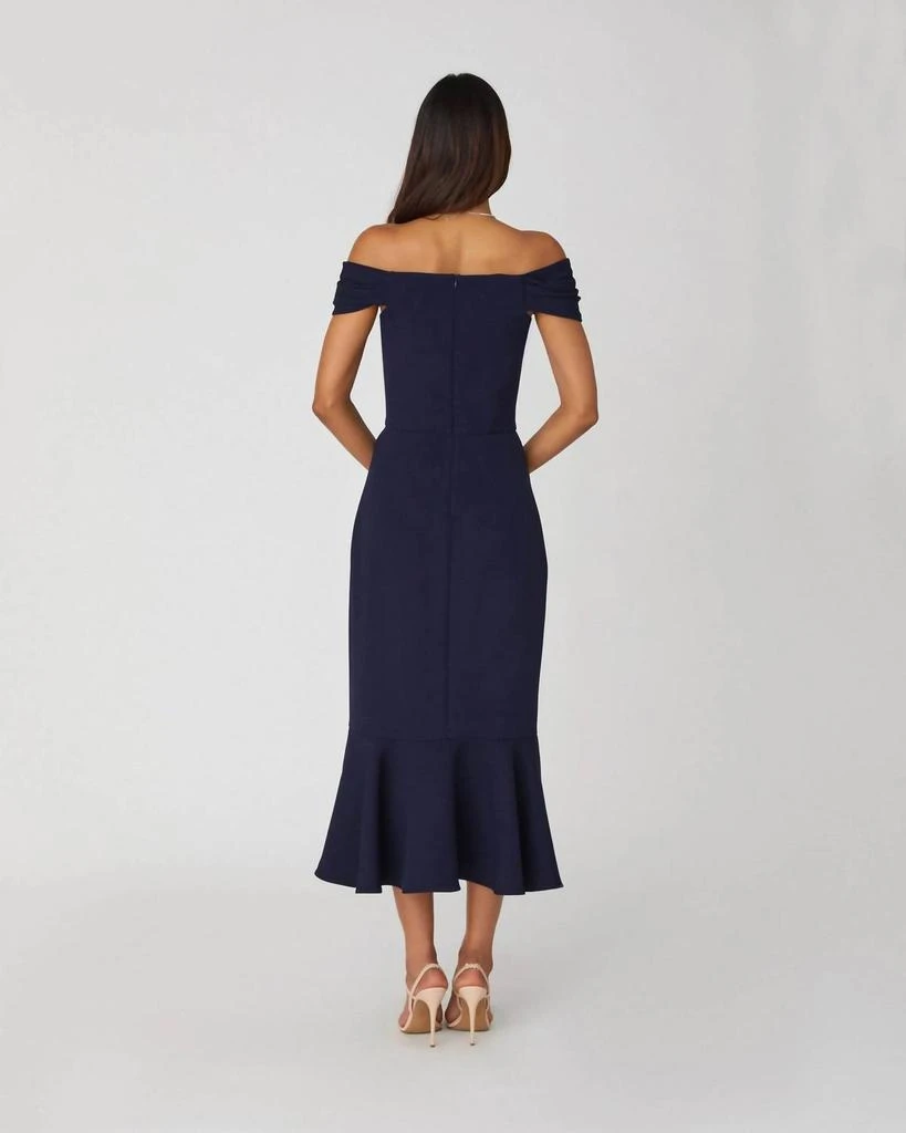 Shoshanna Midnight Bridget Dress In Navy 2