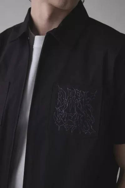 Dark Seas Dark Seas Nelson Graphic Print Woven Short Sleeve Shirt 4