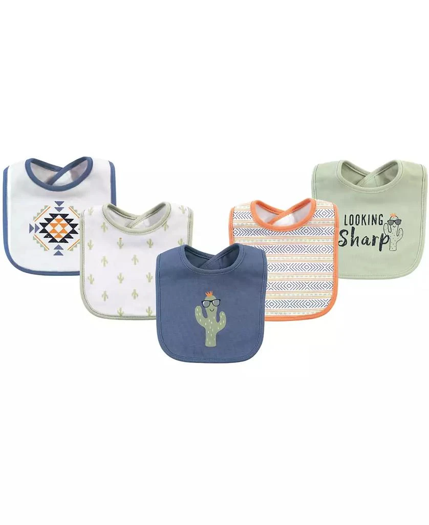 Hudson 5Pk Interlock Bibs