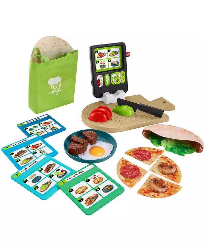 Fisher Price Fisher-Price Laugh Learn 123 Follow the Recipe Meal Kit Preschool Pretend Playset, 30 Pieces