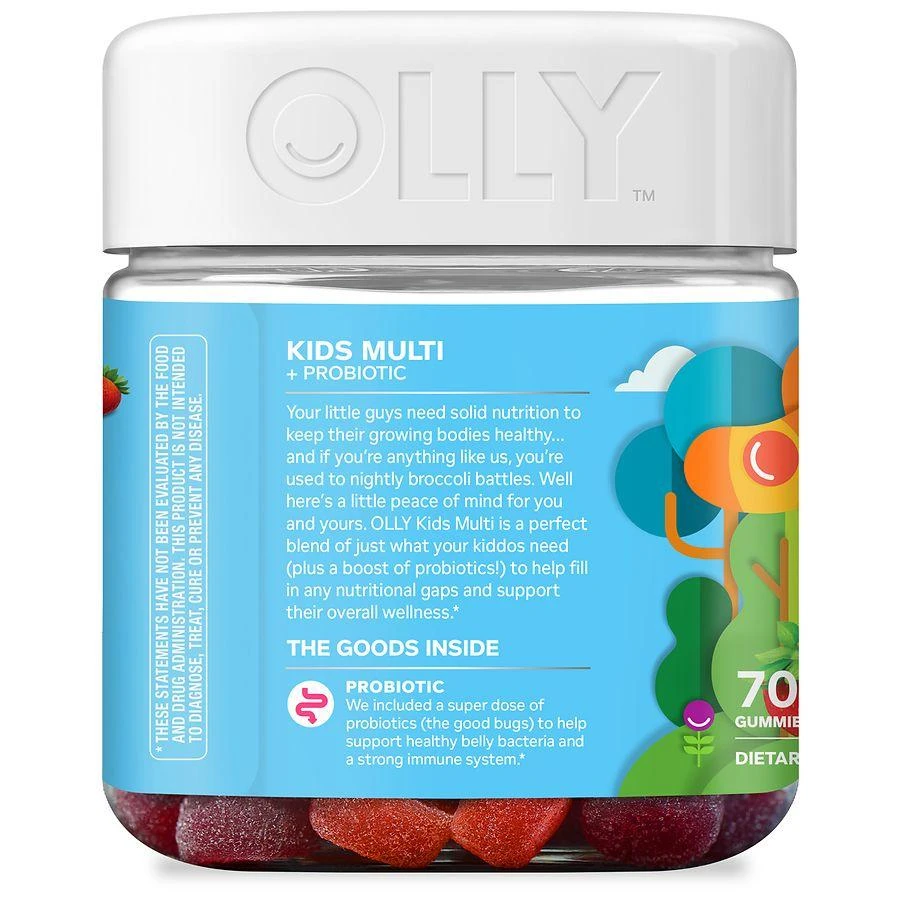 OLLY Kids Multi + Probiotic Gummies Yum Berry Punch 3