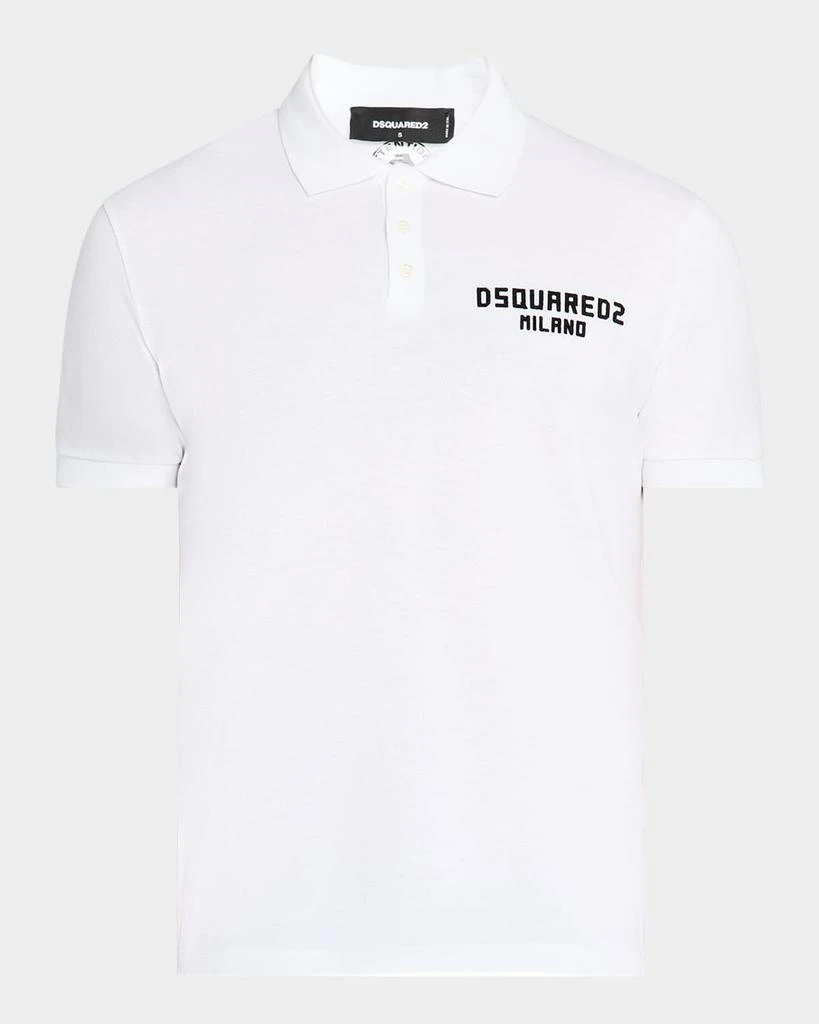 DSQUARED2 Men's Tennis Fit Polo Shirt 1