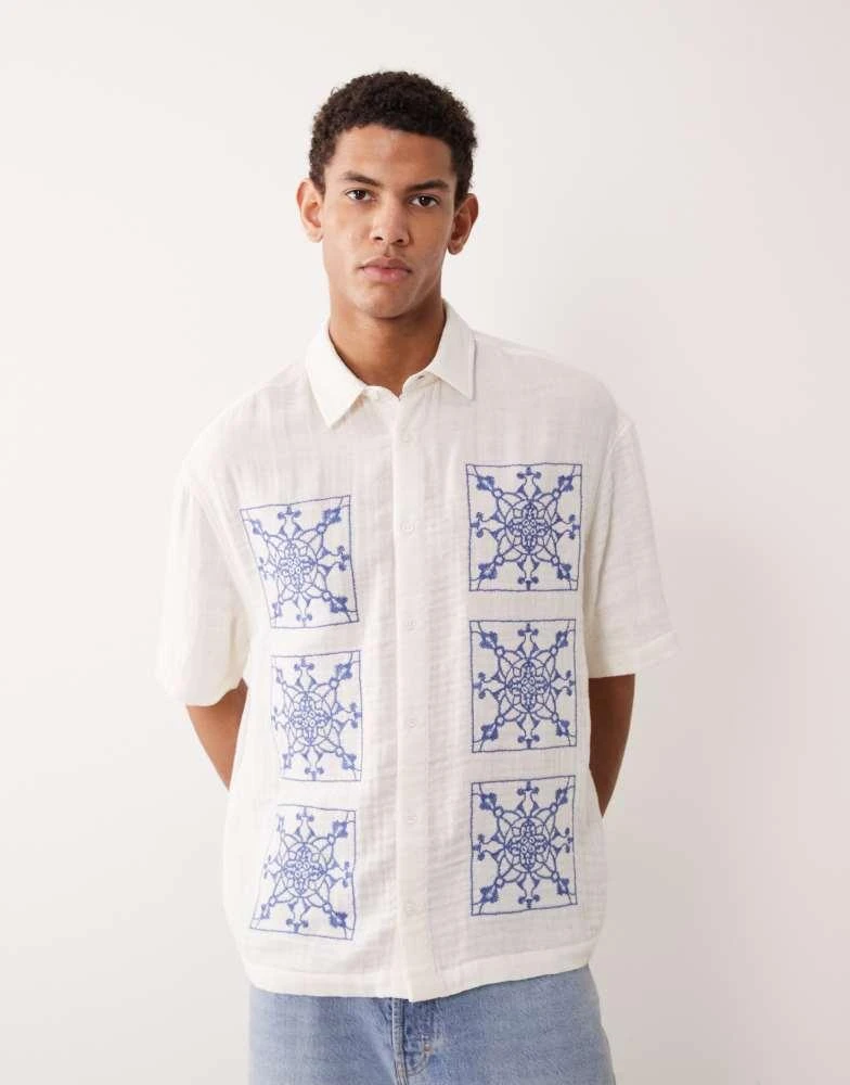 Shop ASOS DESIGN oversized shirt with chest embroidery in white on Sale at BeyondStyle Get 80% Off ASOS DESIGN oversized shirt with chest embroidery in white with Limited-Time Flash Deals, Exclusive Shop ASOS DESIGN oversized shirt with chest embroidery in white on Sale at BeyondStyle Get 80% Off ASOS DESIGN oversized shirt with chest embroidery in white with Limited-Time Flash Deals, Exclusive