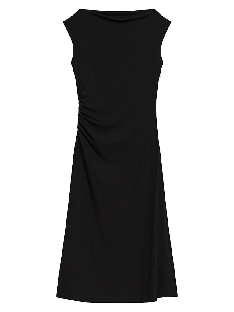 Theory Drape Boatneck Midi-Dress