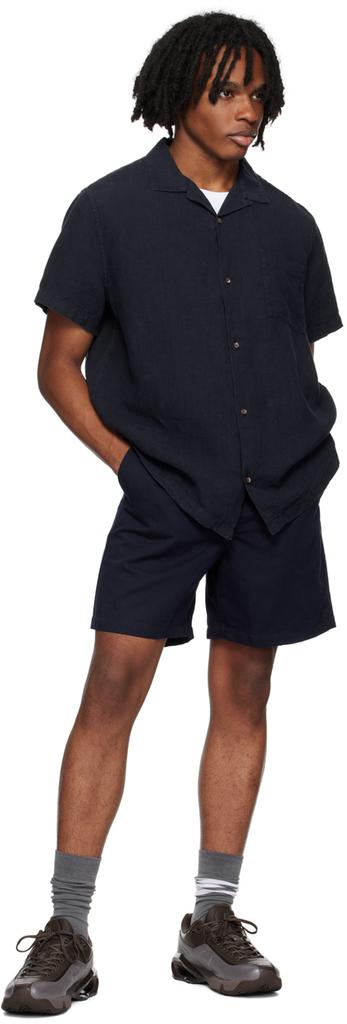 Shop Navy JJJJound Edition Weekend Shirt on Sale at BeyondStyle
