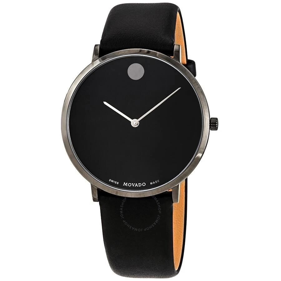 Movado Modern 47 Quartz Black Dial Ladies Watch 0607391 1