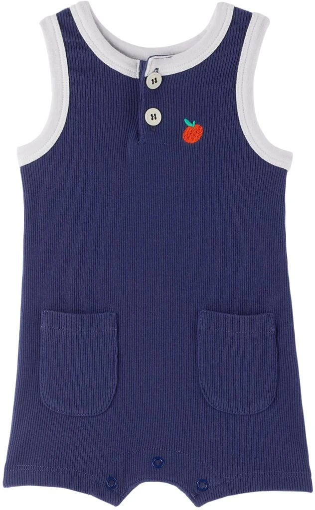BOBO CHOSES Baby Navy Tomato Jumpsuit 1
