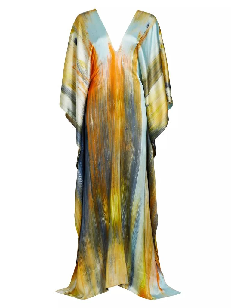 Oscar de la Renta Abstract Marocaine Caftan 1