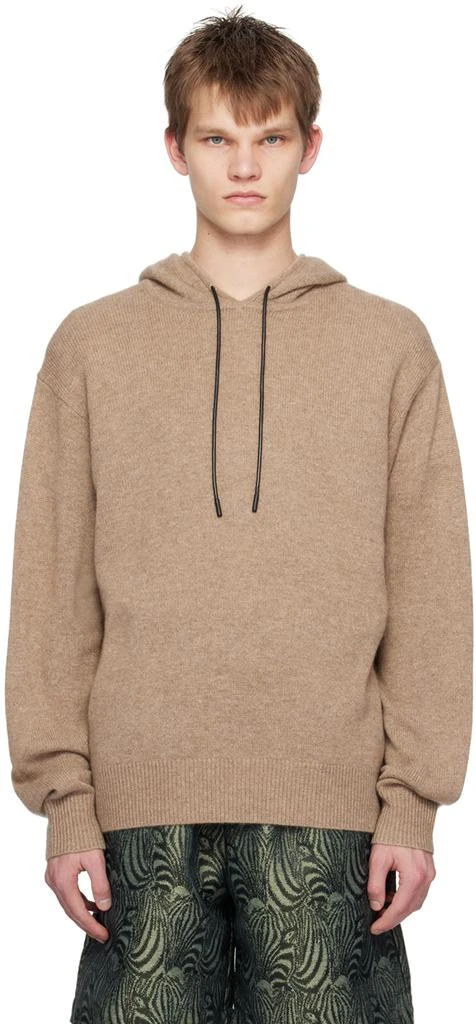 RTA Beige Oversized Hoodie 1