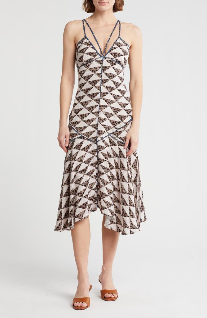 Joie Night Patchwork Maxi Dress