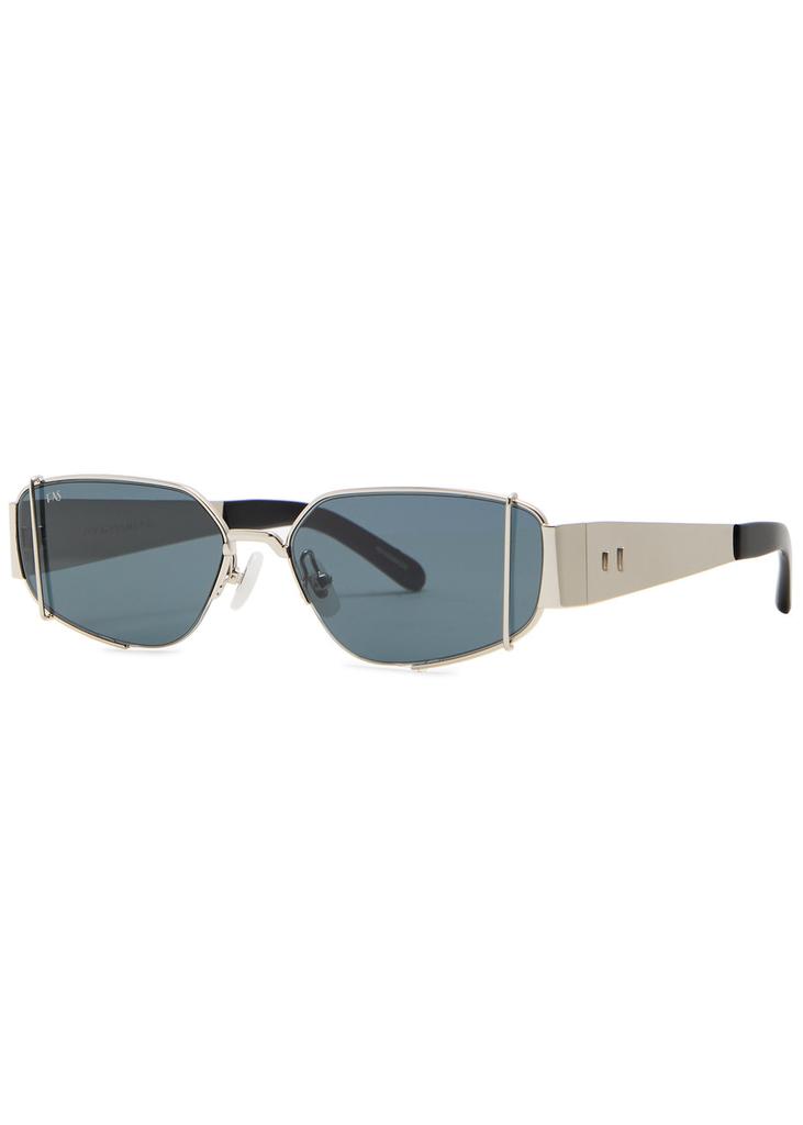FOR ART'S SAKE Talia rectangle-frame sunglasses