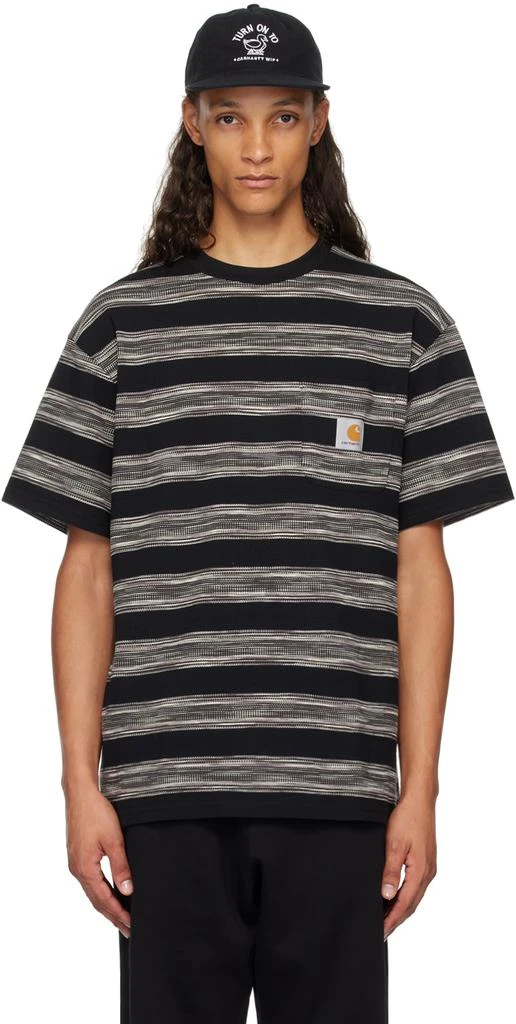 Carhartt WIP Black Dodson Pocket T-Shirt 1